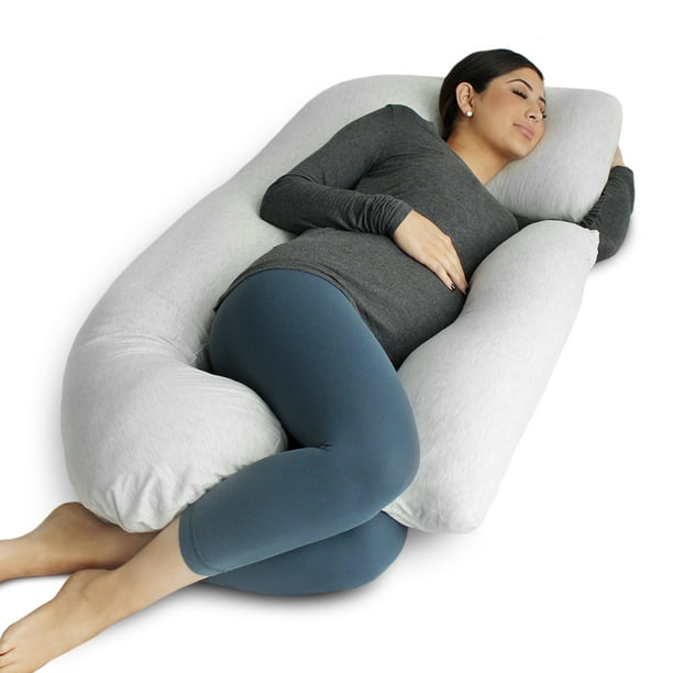 Large U Shape Contoured Body Pregnancy Nursing Maternity Pillow Cozy Comfortable